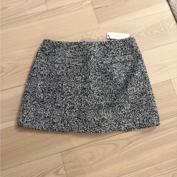 COMMENSE TWEED A LINE MINI SKIRT LARGE NWT - Picture 5 of 5